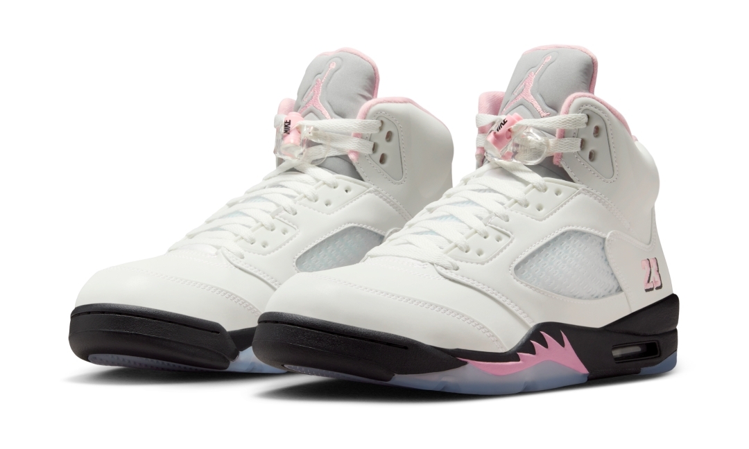 【2025年 10/11 発売】NIKE AIR JORDAN 5 RETRO “White/Medium Soft Pink” (ナイキ エア ジョーダン 5 “ホワイト/ミディアムソフトピンク”) [HQ7978-102]