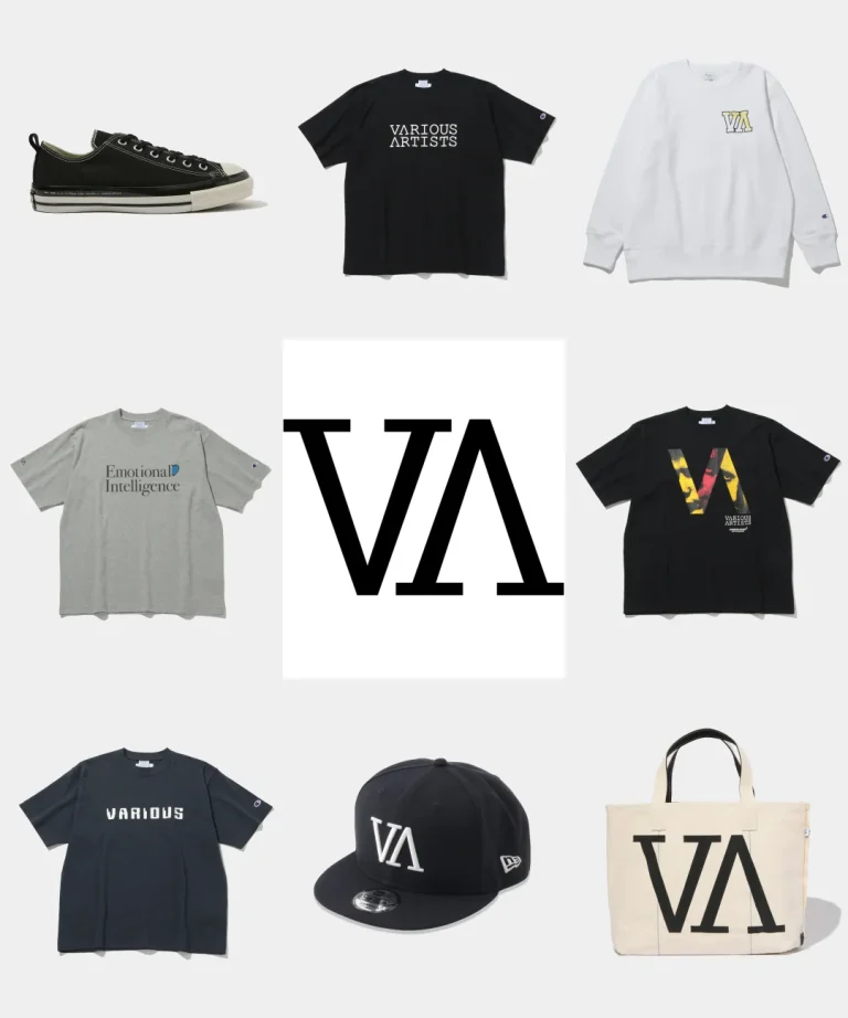 藤原ヒロシ」ディレクション「V.A.」コラボアイテムがオンライン