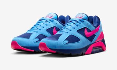 【2025年 1/31 発売】NIKE AIR MAX 180 “University Blue/Hyper Pink” (ナイキ エア マックス 180 “ユニバーシティブルー/ハイパーピンク”) [HQ1706-401]