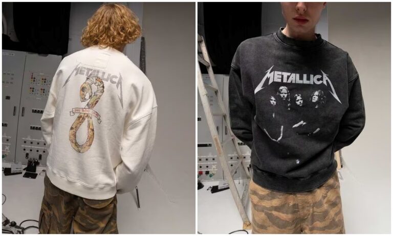 METALLICA × monkey time プリント スウェット クルーネックが
