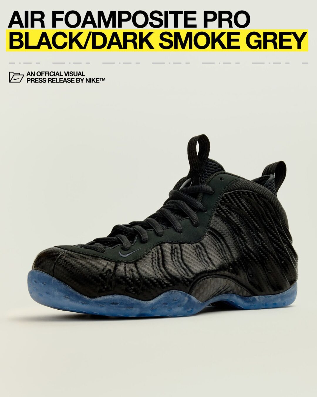 【2025年末 発売予定】NIKE AIR FOAMPOSITE ONE “Dark Smoke Grey” (ナイキ エア フォームポジット ワン “ダークスモークグレー”) [HF2902-002]