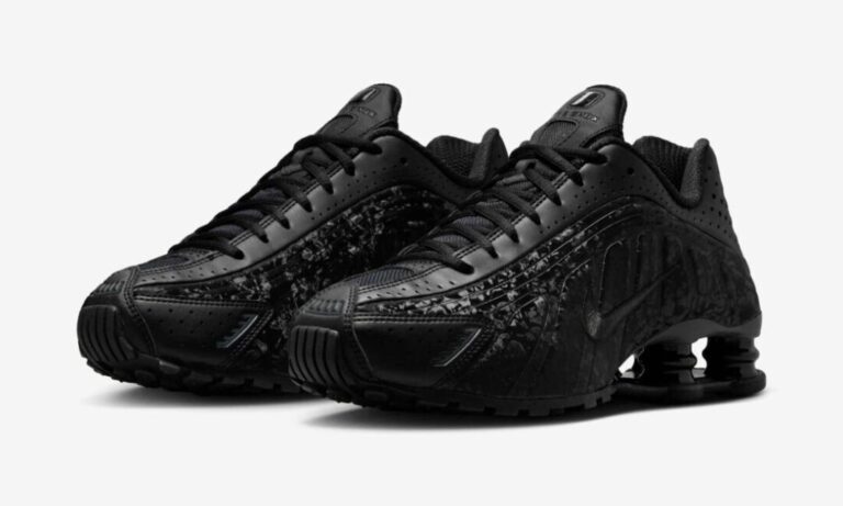 Nike Shox r4 27cm ウィメンズ 箱アリ NIKE SHOX R4 BLACK/METALLIC GOLD-METALLIC SILVER （ナイキ