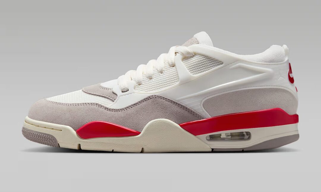 【2025年 7/7 発売】NIKE AIR JORDAN 4 RM “Sail/Fire Red” (ナイキ エア ジョーダン 4 “セイル/ファイヤーレッド”) [HF8126-100]