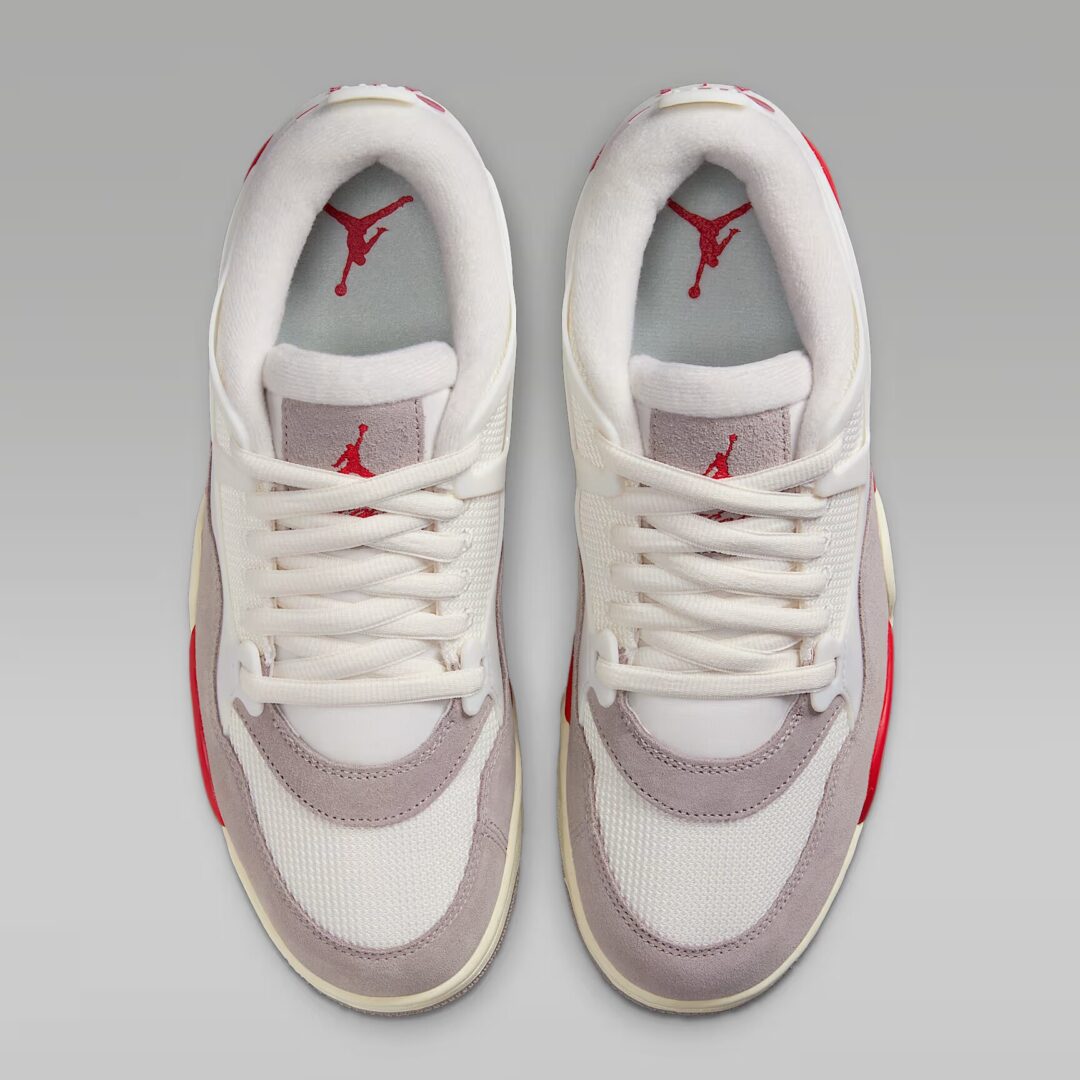 【2025年 7/7 発売】NIKE AIR JORDAN 4 RM “Sail/Fire Red” (ナイキ エア ジョーダン 4 “セイル/ファイヤーレッド”) [HF8126-100]