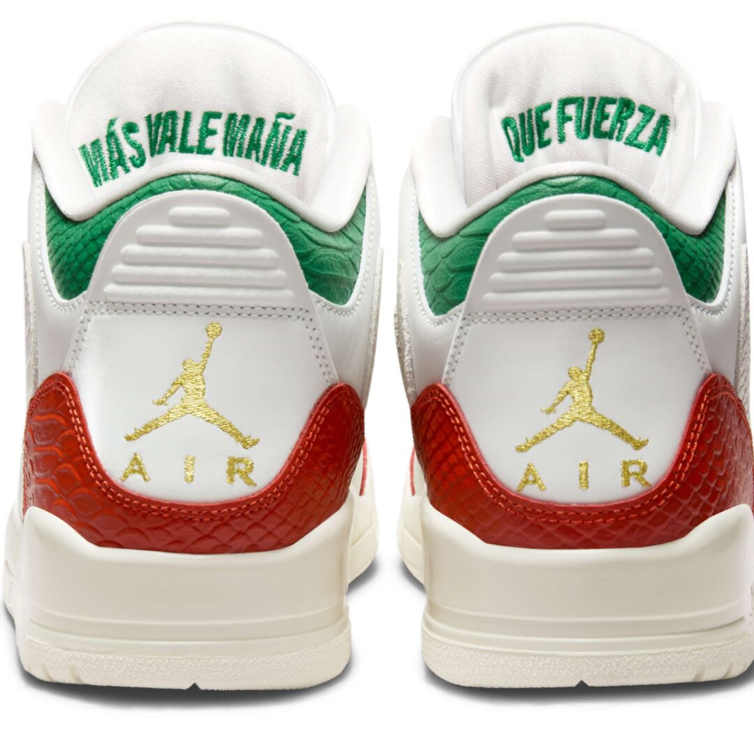 【2025年 9/16 発売予定】NIKE AIR JORDAN 3 RETRO MEX “El Vuelo/Summit White” (ナイキ エア ジョーダン 3 レトロ “エルヴエロ/サミットホワイト”) [IO1752-100]