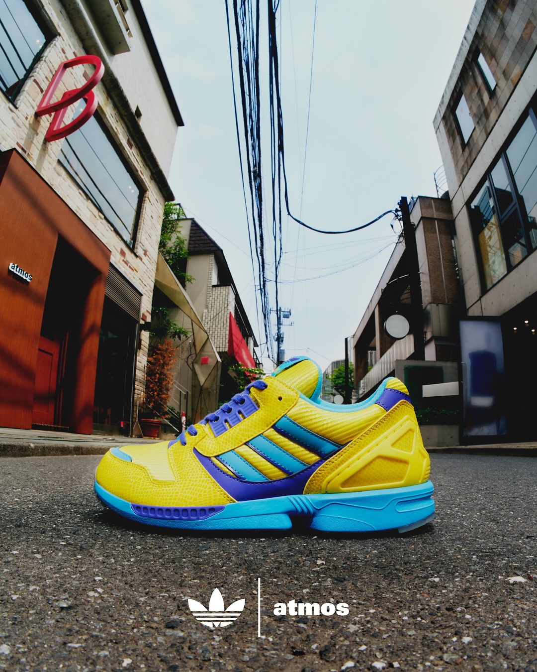 【2025年 4/19 & 6/14 発売】atmos × adidas Originals ZX 8000 G-SNK 10 "URA" (アトモス アディダス オリジナルス ゼットエックス) [JQ2580]