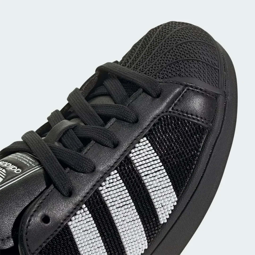 【2025年 3/14 発売】adidas Originals W SUPERSTAR “Beaded/Black/White” (アディダス オリジナルス スーパースター “ビーズ/ブラック/ホワイト”) [JH7098]