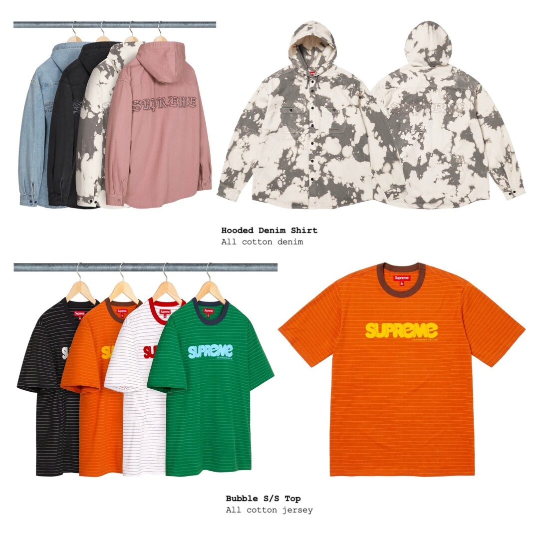【SUPREME 2025 SS – シュプリーム 2025年 春夏】国内 7/5 発売予定 – week 19にレギュラーアイテム が登場予定