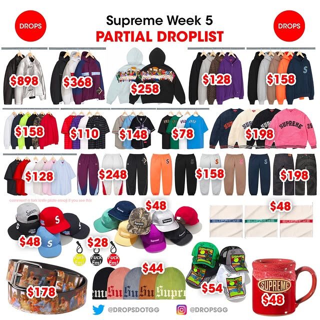 【SUPREME 2025 SS – シュプリーム 2025年 春夏】国内 4/26 発売予定 – week 8に「Supreme/Vans Grosso Mid」「マルコム X x 40 Acres Production」が登場予定