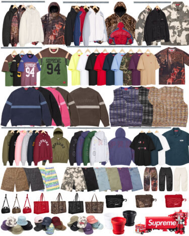 【SUPREME 2025 SS – シュプリーム 2025年 春夏】国内 4/19 発売予定 – week 8にレギュラーアイテム が登場予定