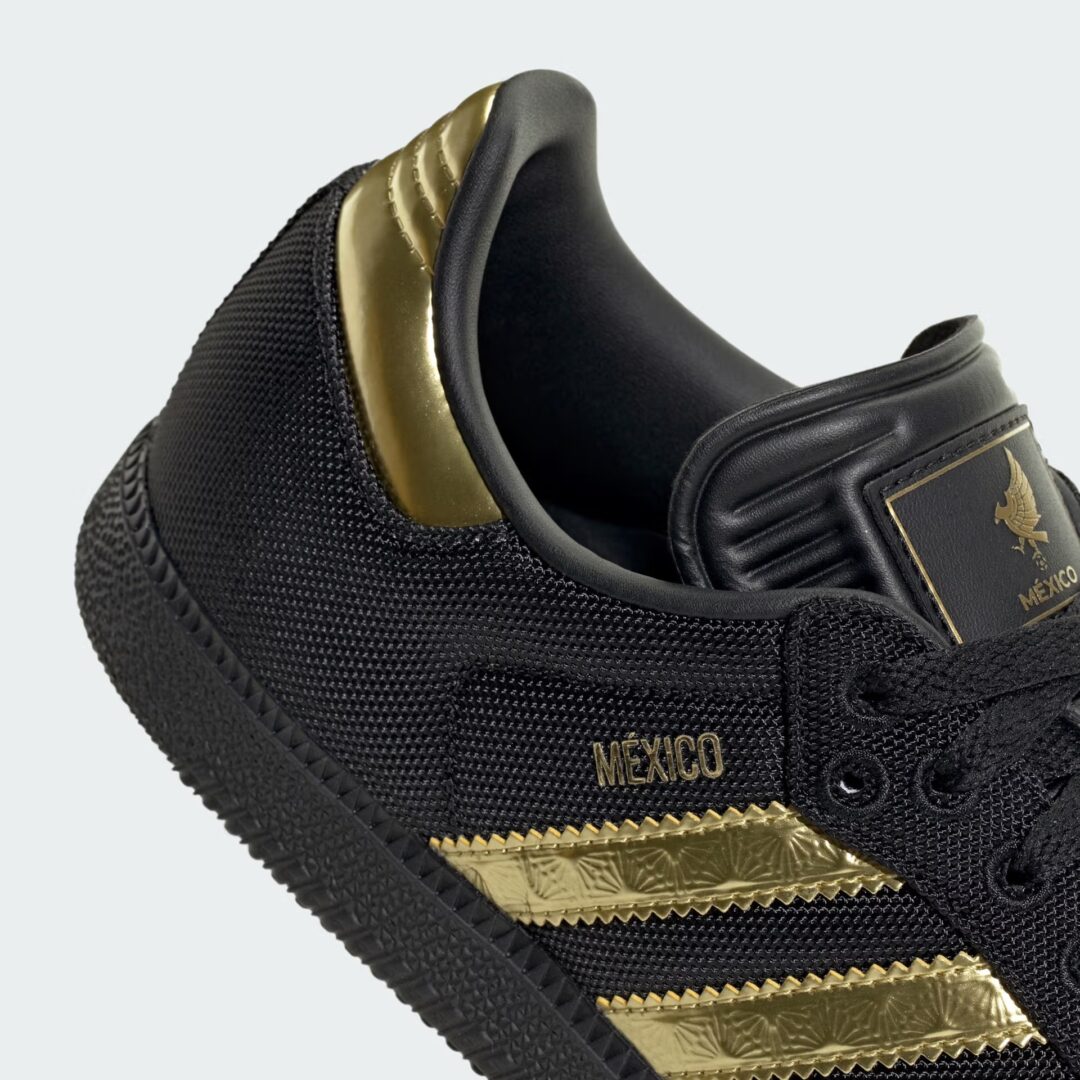 【2025年 3/15 発売】adidas Originals SAMBA “Mexico/Core Black/Gold Metallic” (ドイツ アディダス オリジナルス サンバ “メキシコ/ブラック/ゴールド”) [JH5656]