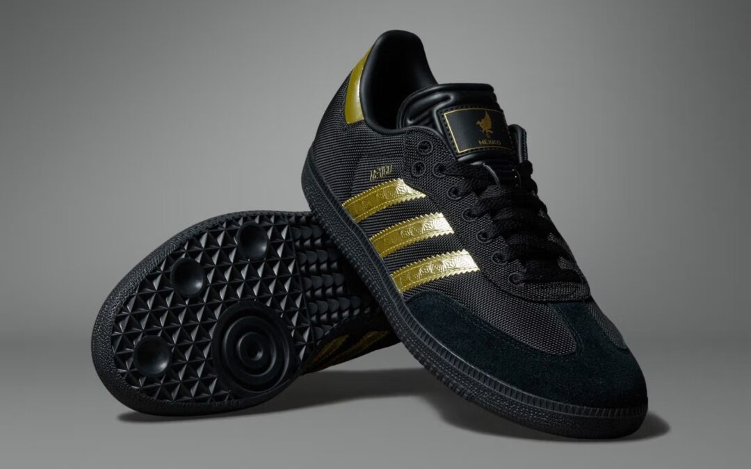 【2025年 3/15 発売】adidas Originals SAMBA “Mexico/Core Black/Gold Metallic” (ドイツ アディダス オリジナルス サンバ “メキシコ/ブラック/ゴールド”) [JH5656]