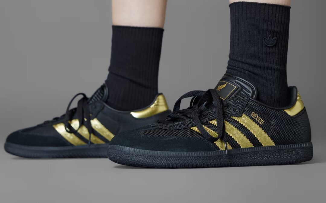 【2025年 3/15 発売】adidas Originals SAMBA “Mexico/Core Black/Gold Metallic” (ドイツ アディダス オリジナルス サンバ “メキシコ/ブラック/ゴールド”) [JH5656]