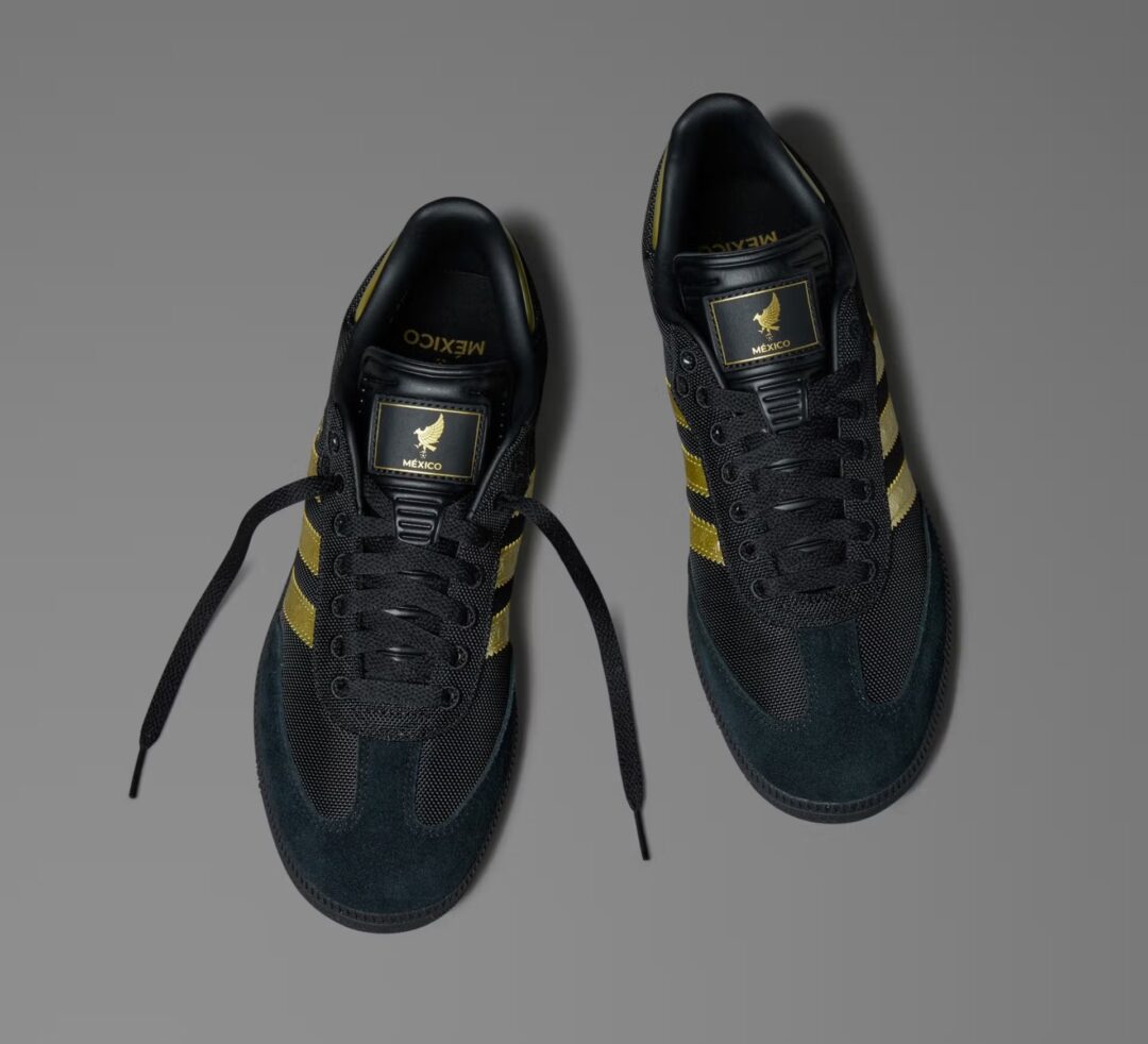 【2025年 3/15 発売】adidas Originals SAMBA “Mexico/Core Black/Gold Metallic” (ドイツ アディダス オリジナルス サンバ “メキシコ/ブラック/ゴールド”) [JH5656]