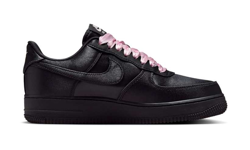 【2025年 4/12 発売】NIKE AIR FORCE 1 LOW “Satin & Silk/Triple Black” (ナイキ エア フォース 1 ロー “サテン & シルク/トリプルブラック”) [IH2034-010]
