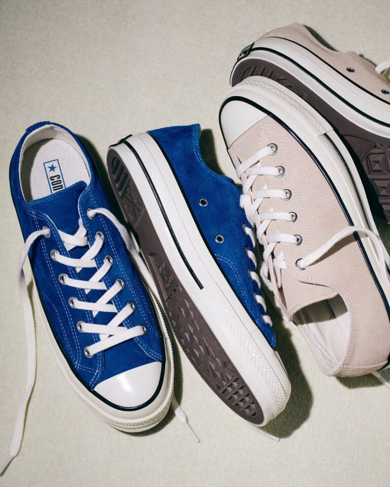 2025年 3/7 発売】CONVERSE SUEDE ALL STAR LGCY OX “Blue/Beige