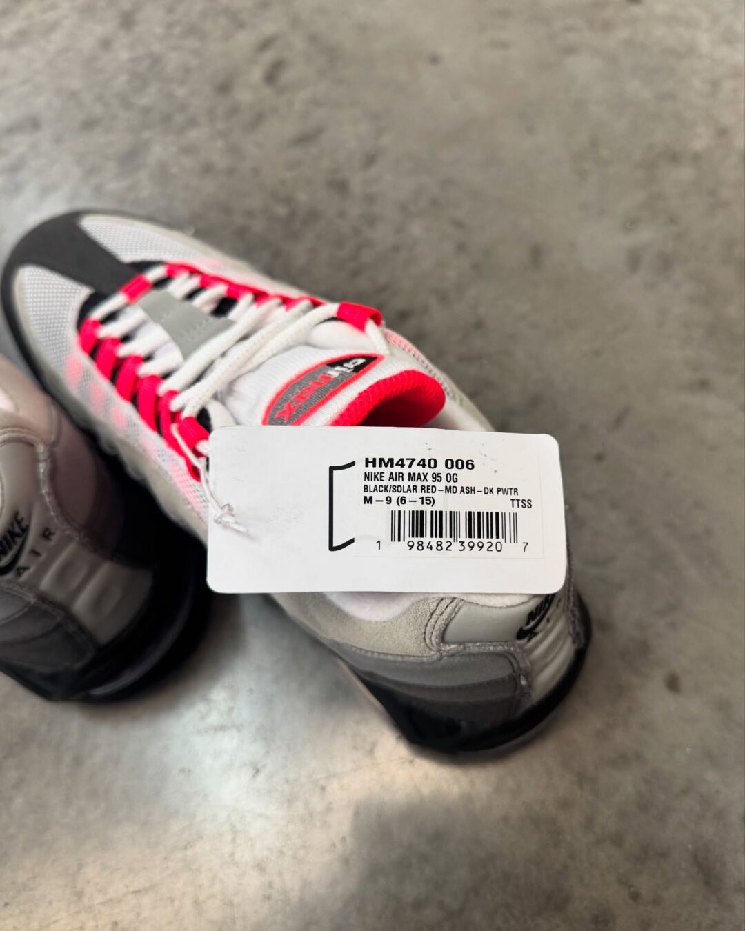 【2025年末 発売予定】NIKE AIR MAX 95 BIG BUBBLE “Black/Solar Red” (ナイキ エア マックス 95 ビッグバブル “ブラック/ソーラーレッド”) [HM4740-006]
