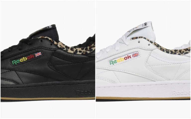 【Reebok】レオパード&ブラックライン Fiori Women's スニーカー Reebok（リーボック）の「プリンセス / PRINCESS（スニーカー