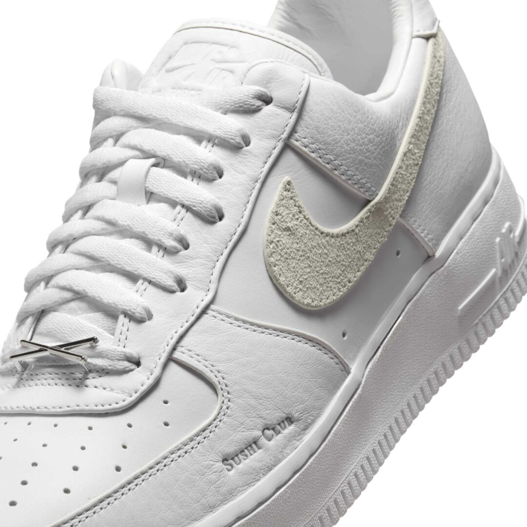 【2025年 秋 発売予定】Sushi Club × NIKE AIR FORCE 1 LOW “White/Summit White” (スシクラブ ナイキ エア フォース 1 ロー “ホワイト/サミットホワイト”) [II6234-100]