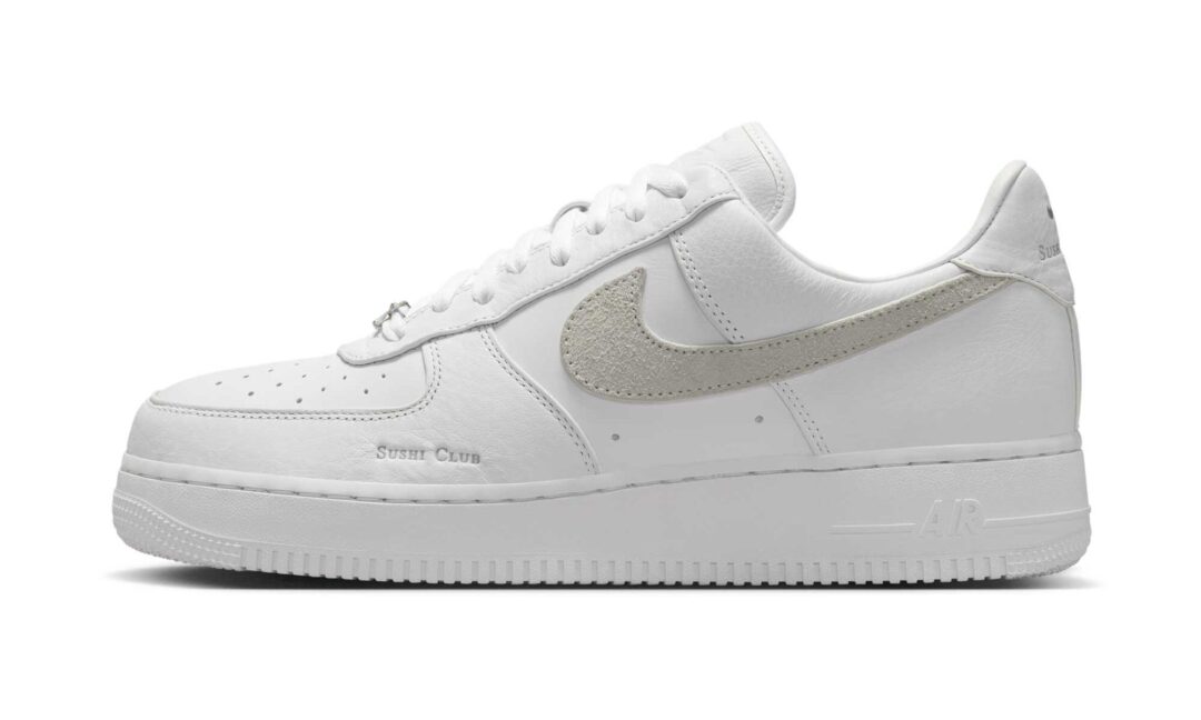 【2025年 秋 発売予定】Sushi Club × NIKE AIR FORCE 1 LOW “White/Summit White” (スシクラブ ナイキ エア フォース 1 ロー “ホワイト/サミットホワイト”) [II6234-100]