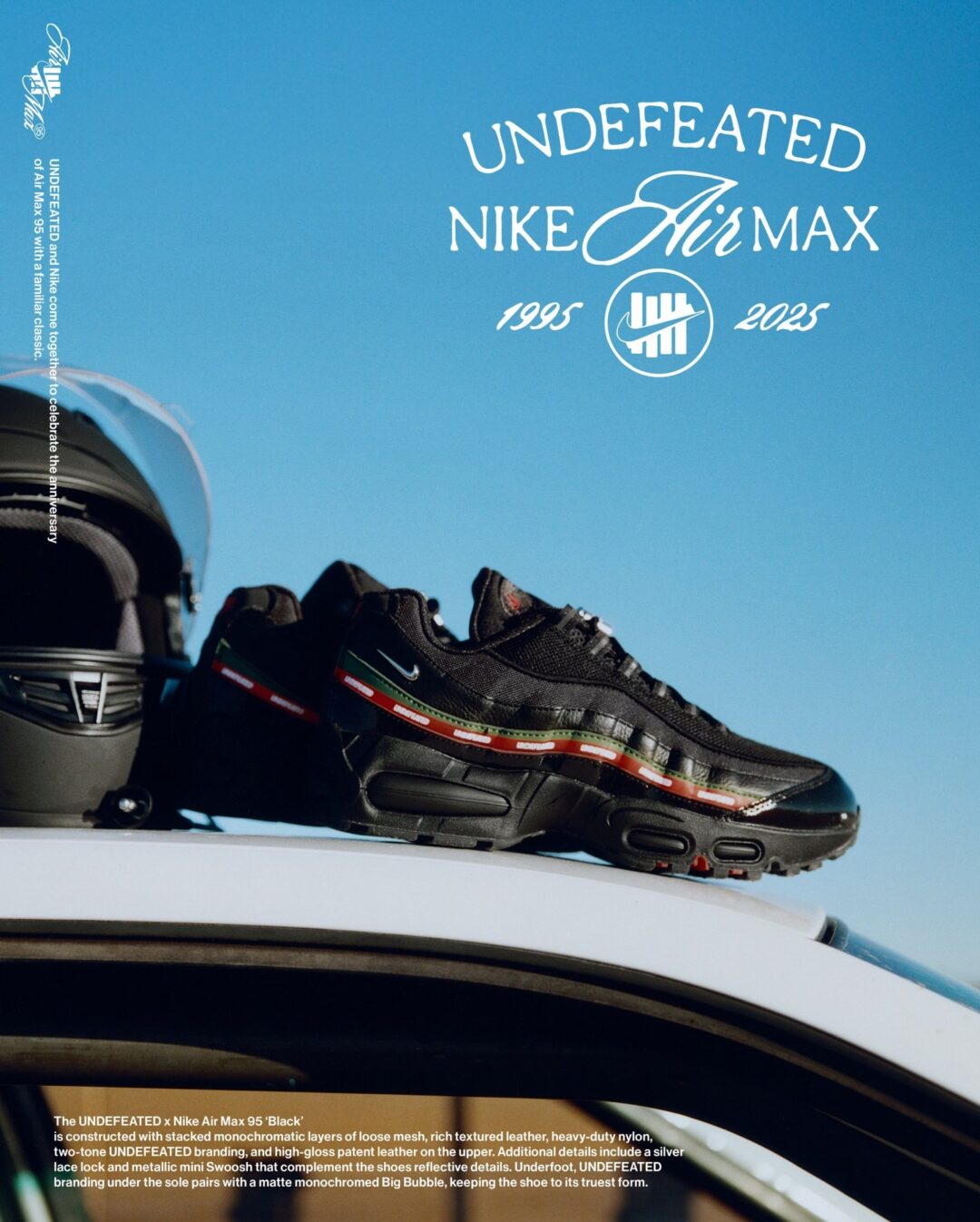 【2025年 12/14 発売】UNDEFEATED × NIKE AIR MAX 95 SP (アンディフィーテッド ナイキ エア マックス 95) [IB4453-001/IB4453-100/IB4523-001/IB4523-002/IB4523-003/IB4523-004/IB4523-200]