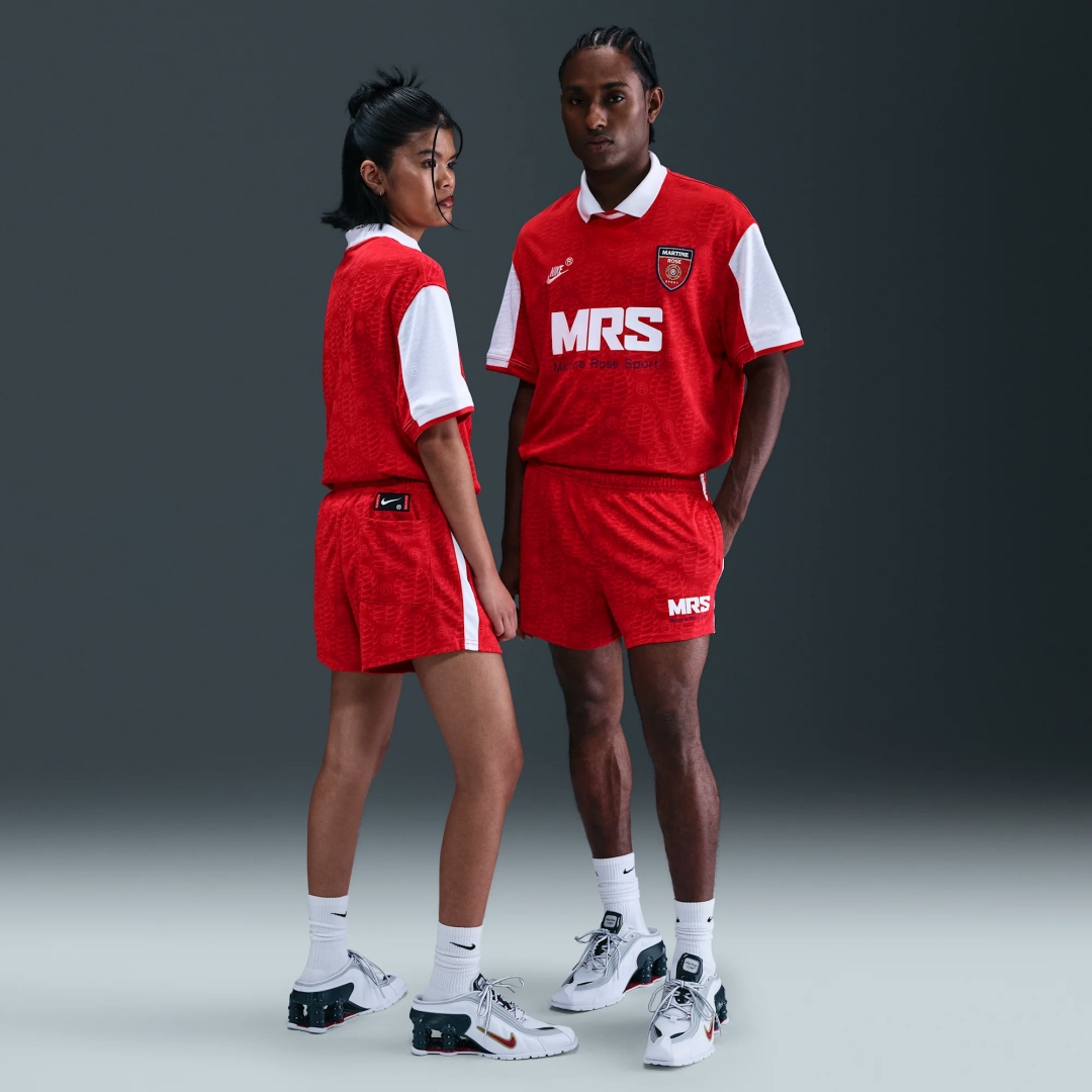 【2025年 10/30 発売】MARTINE ROSE × NIKE SHOX MR4 “White/Fire Red” (ナイキ マーティン・ローズ ショックス “ホワイト/ファイヤーレッド”) [IM5420-100/IM5420-600]