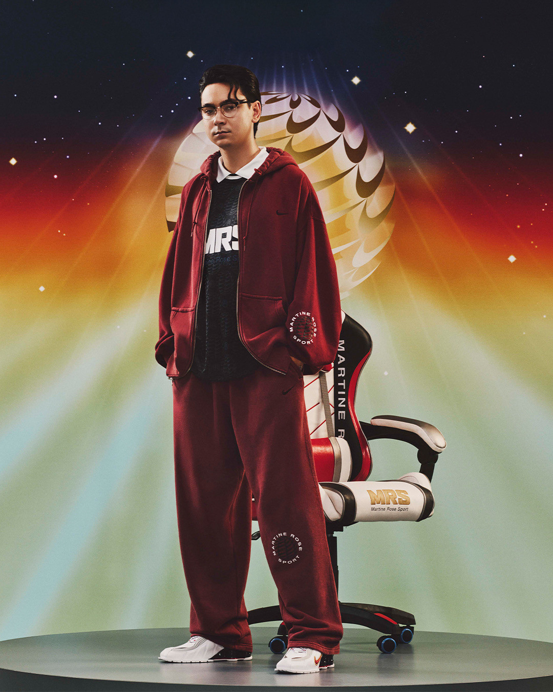 【2025年 10/30 発売】MARTINE ROSE × NIKE SHOX MR4 “White/Fire Red” (ナイキ マーティン・ローズ ショックス “ホワイト/ファイヤーレッド”) [IM5420-100/IM5420-600]