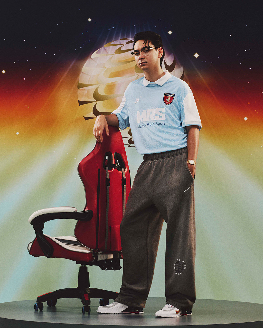 【2025年 10/30 発売】MARTINE ROSE × NIKE SHOX MR4 “White/Fire Red” (ナイキ マーティン・ローズ ショックス “ホワイト/ファイヤーレッド”) [IM5420-100/IM5420-600]