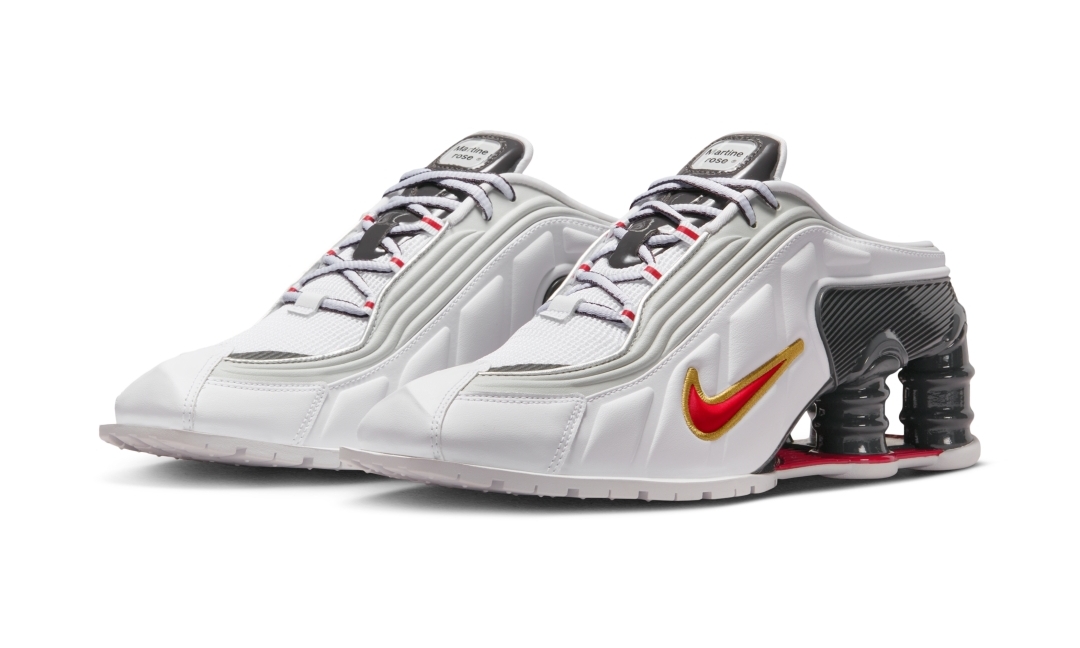 【2025年 10/30 発売】MARTINE ROSE × NIKE SHOX MR4 “White/Fire Red” (ナイキ マーティン・ローズ ショックス “ホワイト/ファイヤーレッド”) [IM5420-100/IM5420-600]