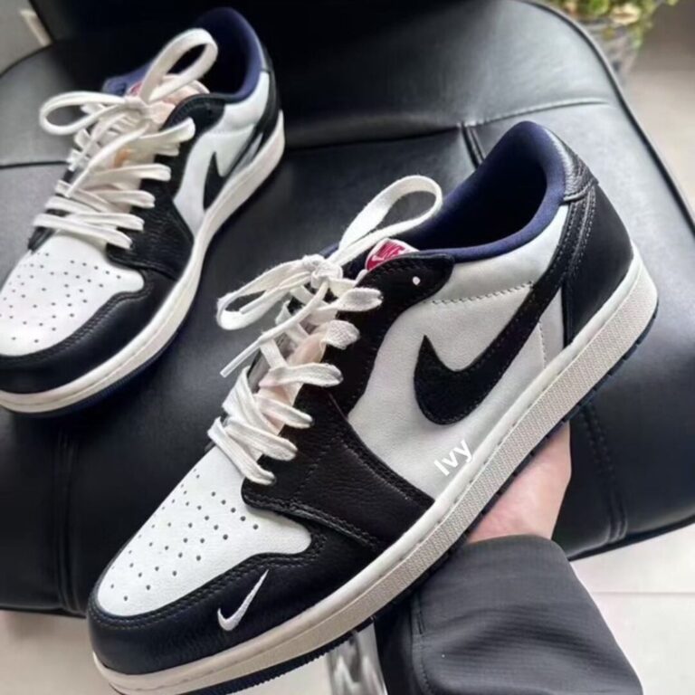 Nike Air Jordan 1 Low ホワイト/ブラック NIKE - MENS AIR JODAN 1 LOW White/Black ナイキ エア