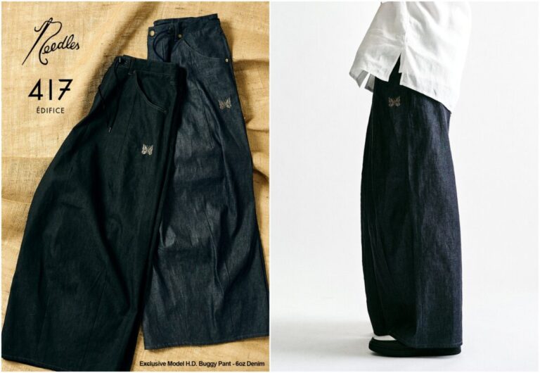 NEEDLES × 417 EDIFICE 別注 “H.D. Buggy Pant – 6oz Denim”が2025年 6