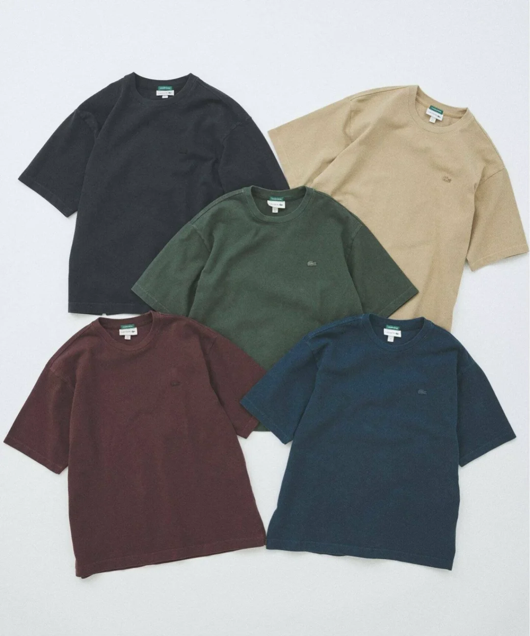 JOURNAL STANDARD × LACOSTE 別注 ピグメント ダイ ピケ Tシャツが2025年 5月下旬 発売 (ジャーナルスタンダード ラコステ)