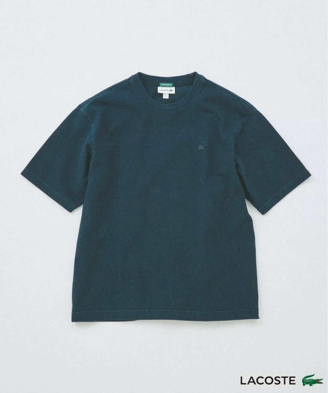JOURNAL STANDARD × LACOSTE 別注 ピグメント ダイ ピケ Tシャツが2025年 5月下旬 発売 (ジャーナルスタンダード ラコステ)