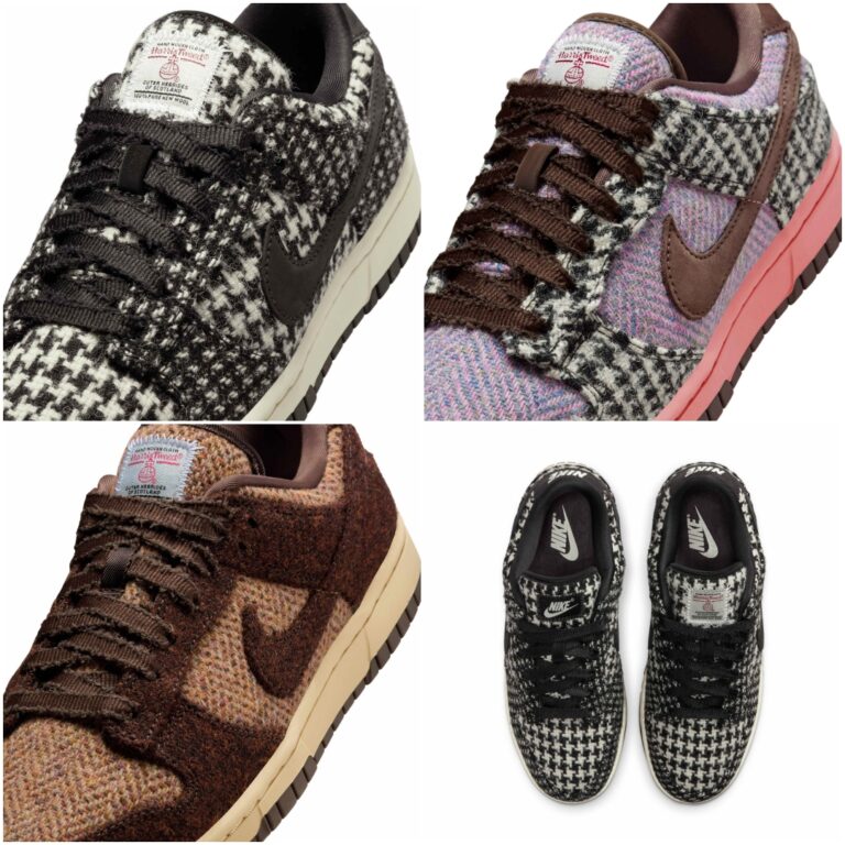 2025年 8/25 発売予定】Harris Tweed x NIKE DUNK LOW QS