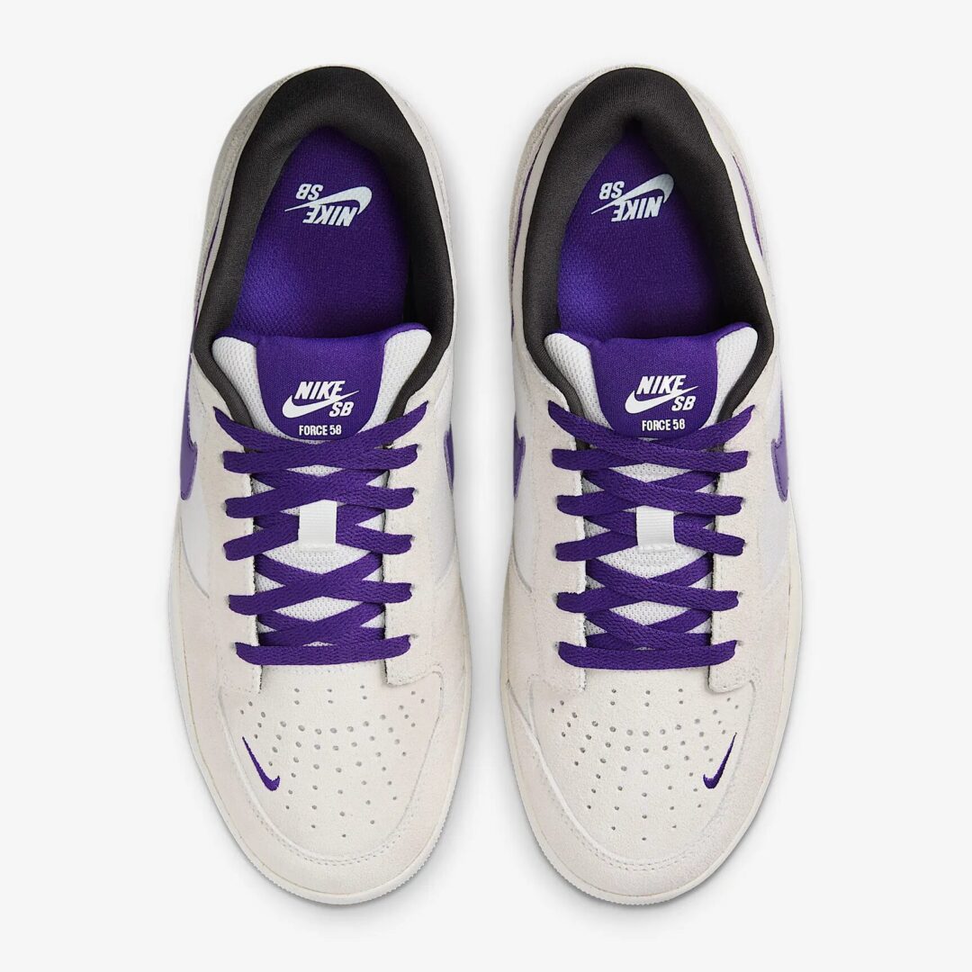 【2025年 3/24 発売】NIKE SB FORCE 58 “Phantom/Court Purple” (ナイキ SB フォース 58 “ファントム/コートパープル”) [DV5477-006]