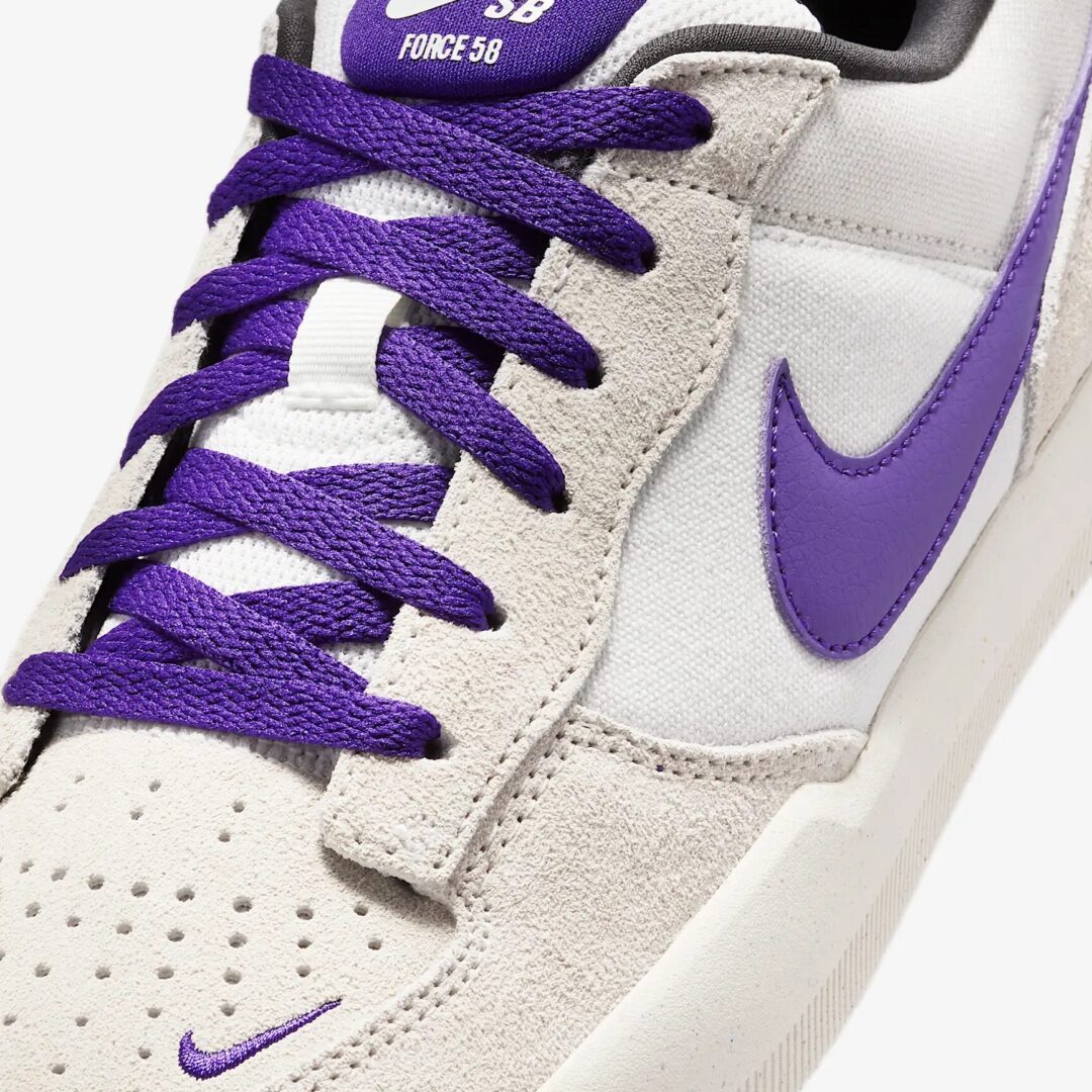 【2025年 3/24 発売】NIKE SB FORCE 58 “Phantom/Court Purple” (ナイキ SB フォース 58 “ファントム/コートパープル”) [DV5477-006]