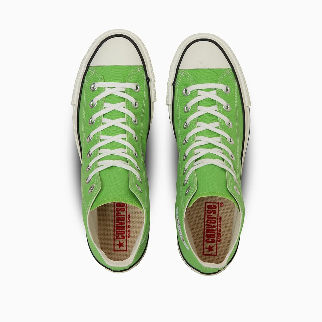 【2025年 3/28 発売】CONVERSE CANVAS ALL STAR J OX/HI “Muscat Green” (コンバース キャンバス オールスター) [31314250/31314260]