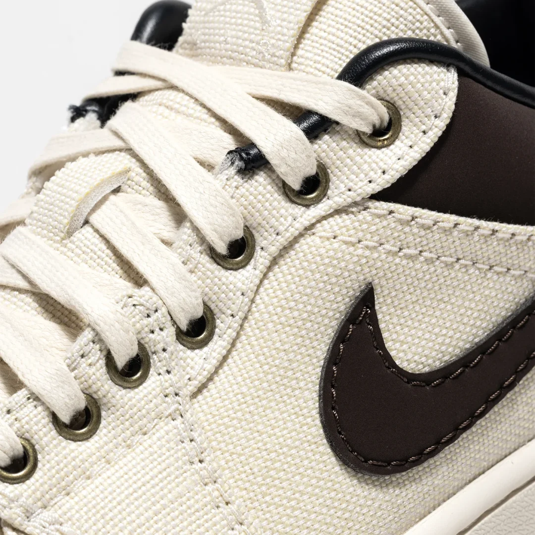 【2025年 3/14 発売】NIKE AIR JORDAN 1 LOW PREMIUM “Pale Ivory/Baroque Brown” (ナイキ エア ジョーダン 1 ロー プレミアム “ペールアイボリー/バロックブラウン”) [IB8058-110]
