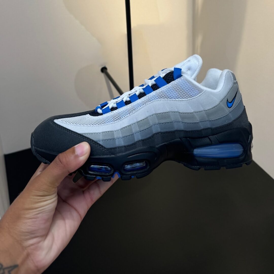 【2025年 8/8 発売】NIKE AIR MAX 95 OG “White/Blue Spark” (ナイキ エア マックス 95 “ホワイト/ブルースパーク”) [IM7410-100]