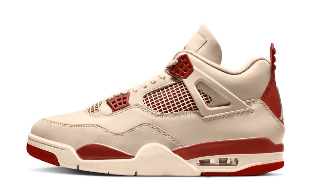 【2026年 2/7 発売予定】NIKE W AIR JORDAN 4 RETRO “Pale Ivory/Sierra Red” (ナイキ エア ジョーダン レトロ “ペールアイボリー/シエラレッド”) [HV0823-108]
