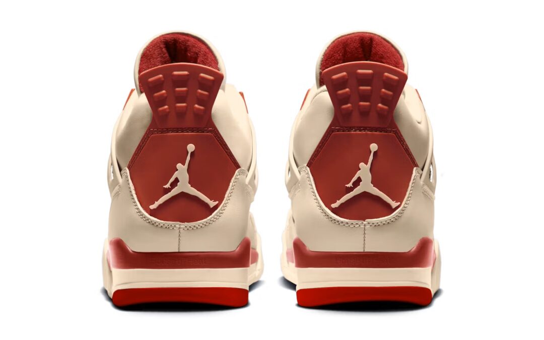 【2026年 2/7 発売予定】NIKE W AIR JORDAN 4 RETRO “Pale Ivory/Sierra Red” (ナイキ エア ジョーダン レトロ “ペールアイボリー/シエラレッド”) [HV0823-108]