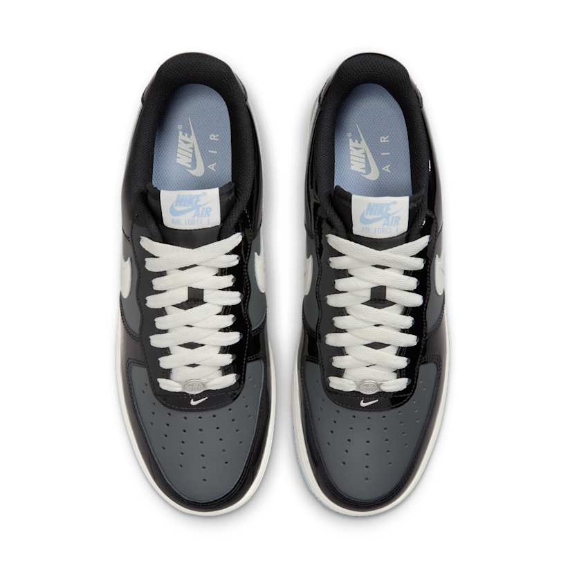 【2025年 4/14 発売】NIKE AIR FORCE 1 LOW “Patent Leather/Black/Armory Blue” (ナイキ エア フォース 1 ロー “パテントレザー/ブラック/アーモリーネイビー”) [IB7676-001]