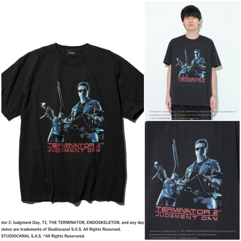 ターミネーター2 T-800をプリントしたBEAMS T × GOOD ROCK SPEED 別注