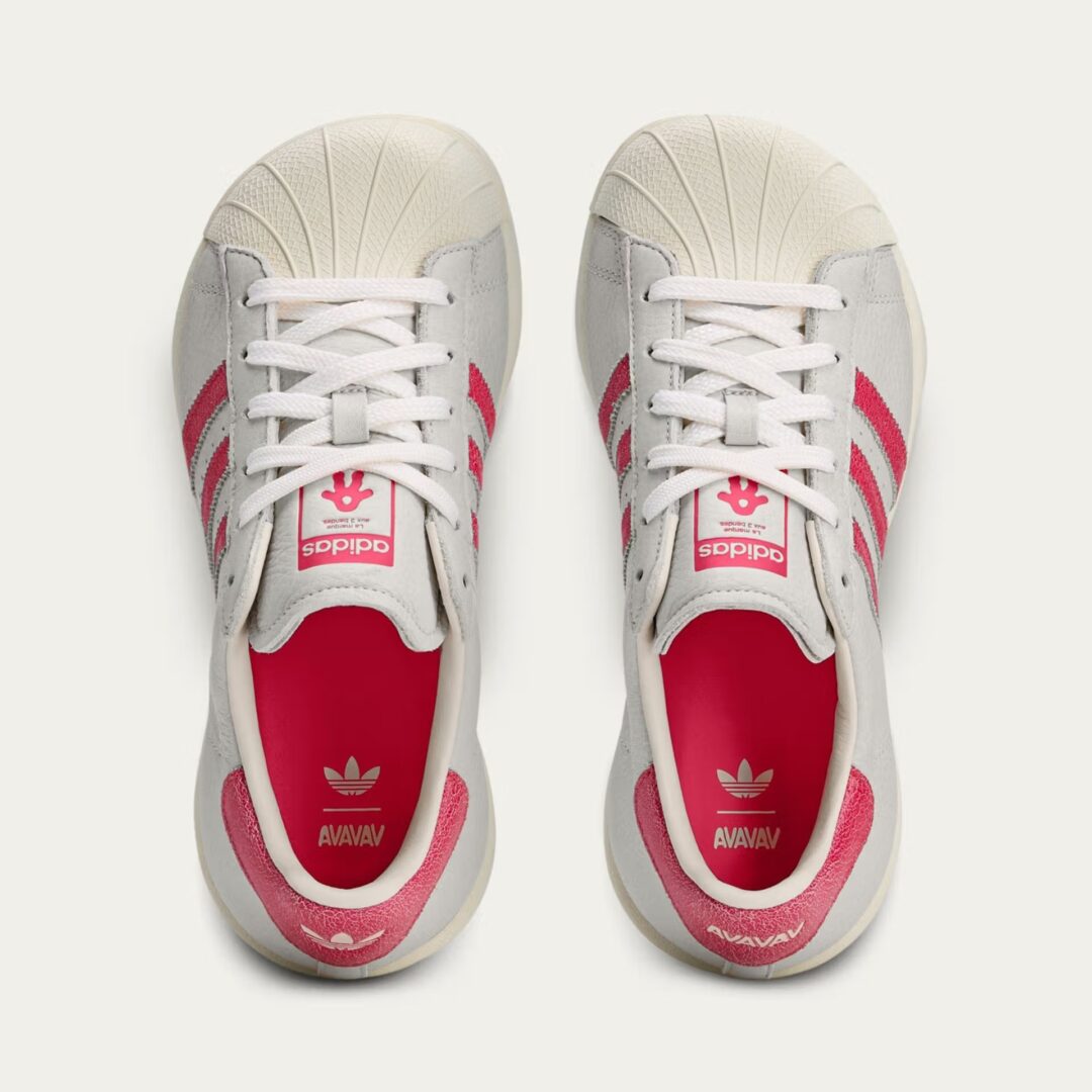 【2025年 発売予定】AVAVAV × adidas Originals Modified Superstar &  Moonrubber Megaride (アヴァヴァヴ アディダス オリジナルス スーパースター ムーンラバー メガライド) [JI4584/JI4585/JI1494/JI1495]