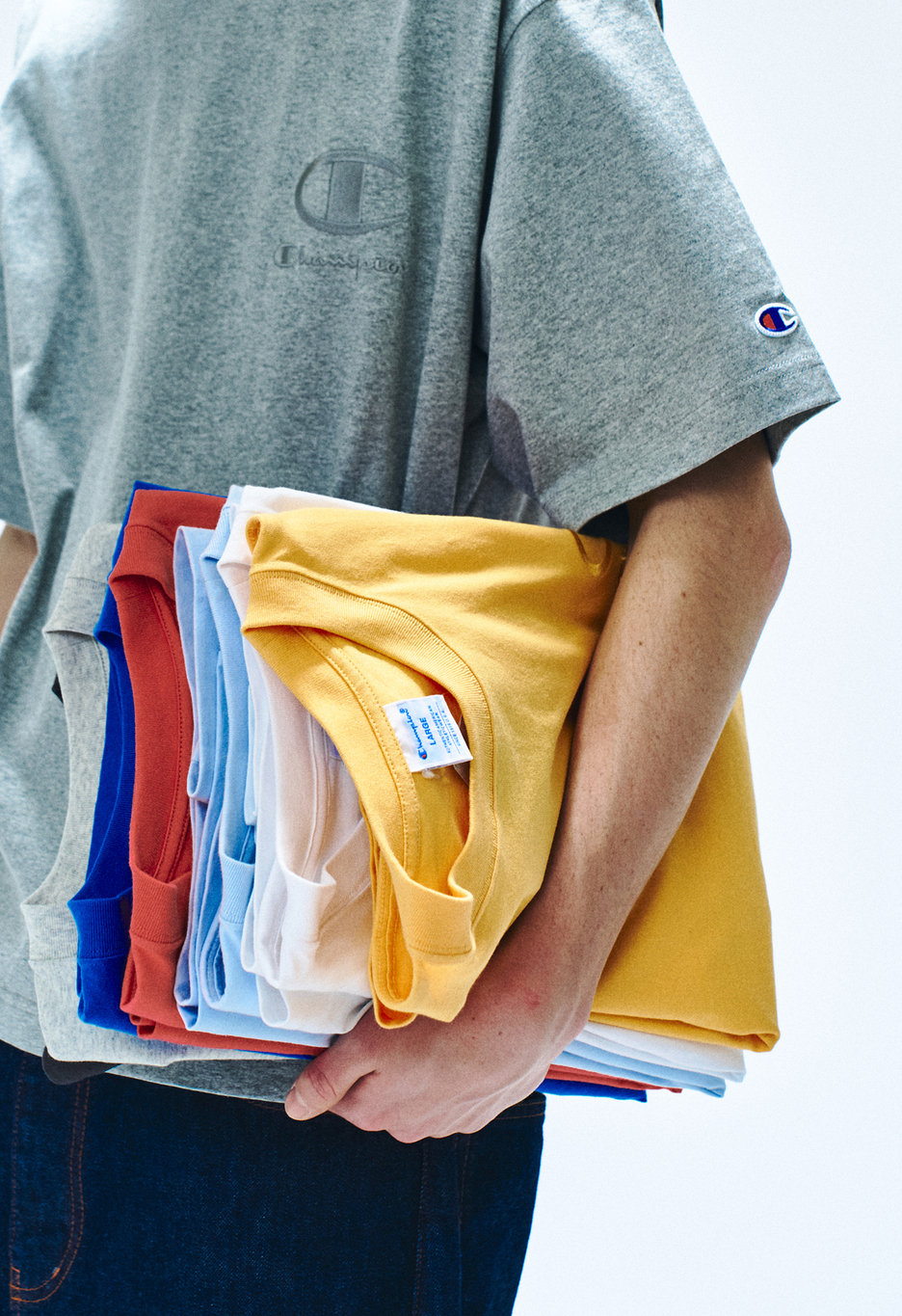 Champion × 417 EDIFICE 別注「ダブルロゴ Tee」が発売 (チャンピオン エディフィス Double Logo)