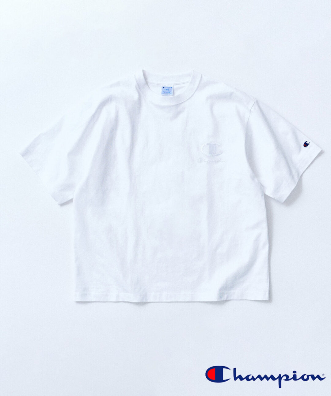 Champion × 417 EDIFICE 別注「ダブルロゴ Tee」が発売 (チャンピオン エディフィス Double Logo)