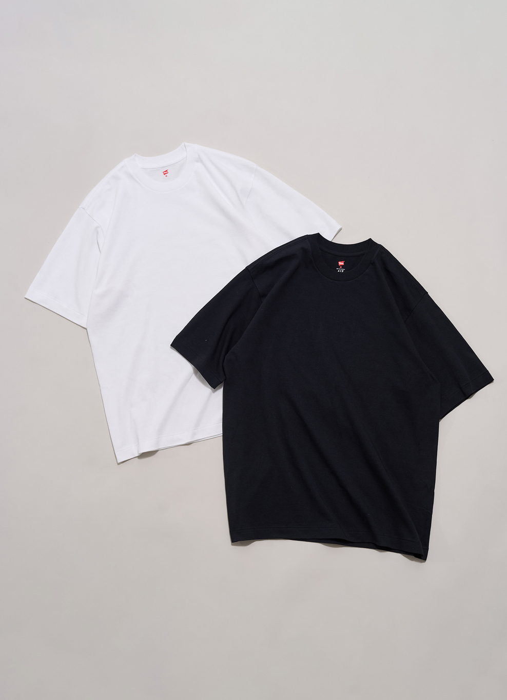 417 EDIFICE × HANES 別注 New USコットンクルーネックTシャツ “2枚セット” (エディフィス ヘインズ)