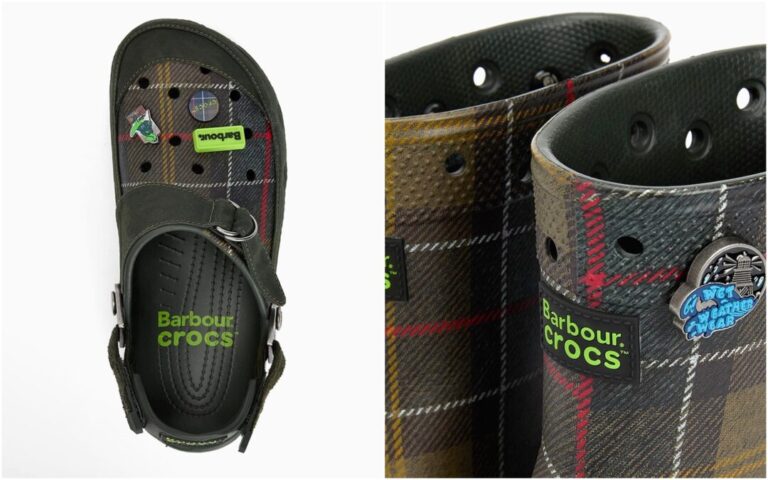 新品未使用Barbour × Crocsタータンチェック クロッグ 28 新品未使用Barbour × Crocsタータンチェック クロッグ 28