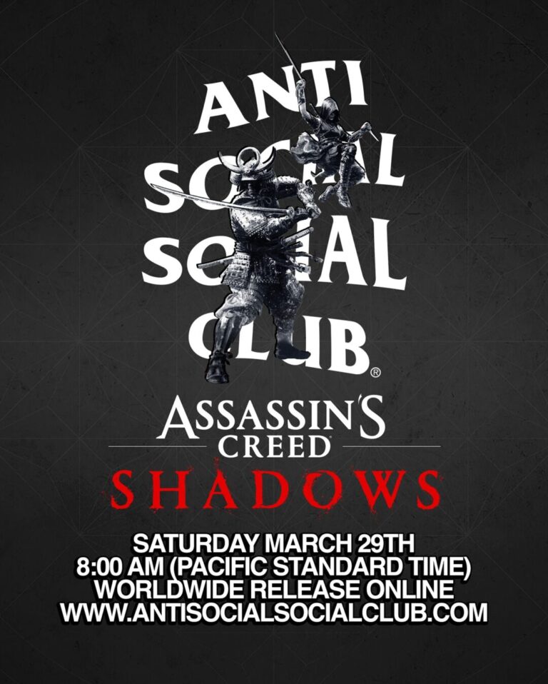 アサシン クリード シャドウズ × Anti Social Social Club 2025 SS