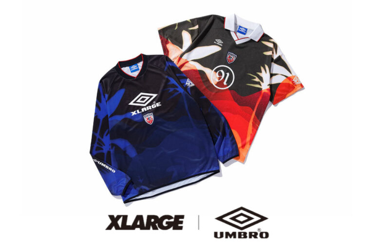 XLARGE×UMBRO SOCCER JERSEY XLARGE × UMBRO 2025 SS 最新コラボが2025年 4/19 発売 ​(エクストラ